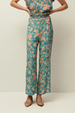 Systemaction Pantal&oacute;n estampado floral