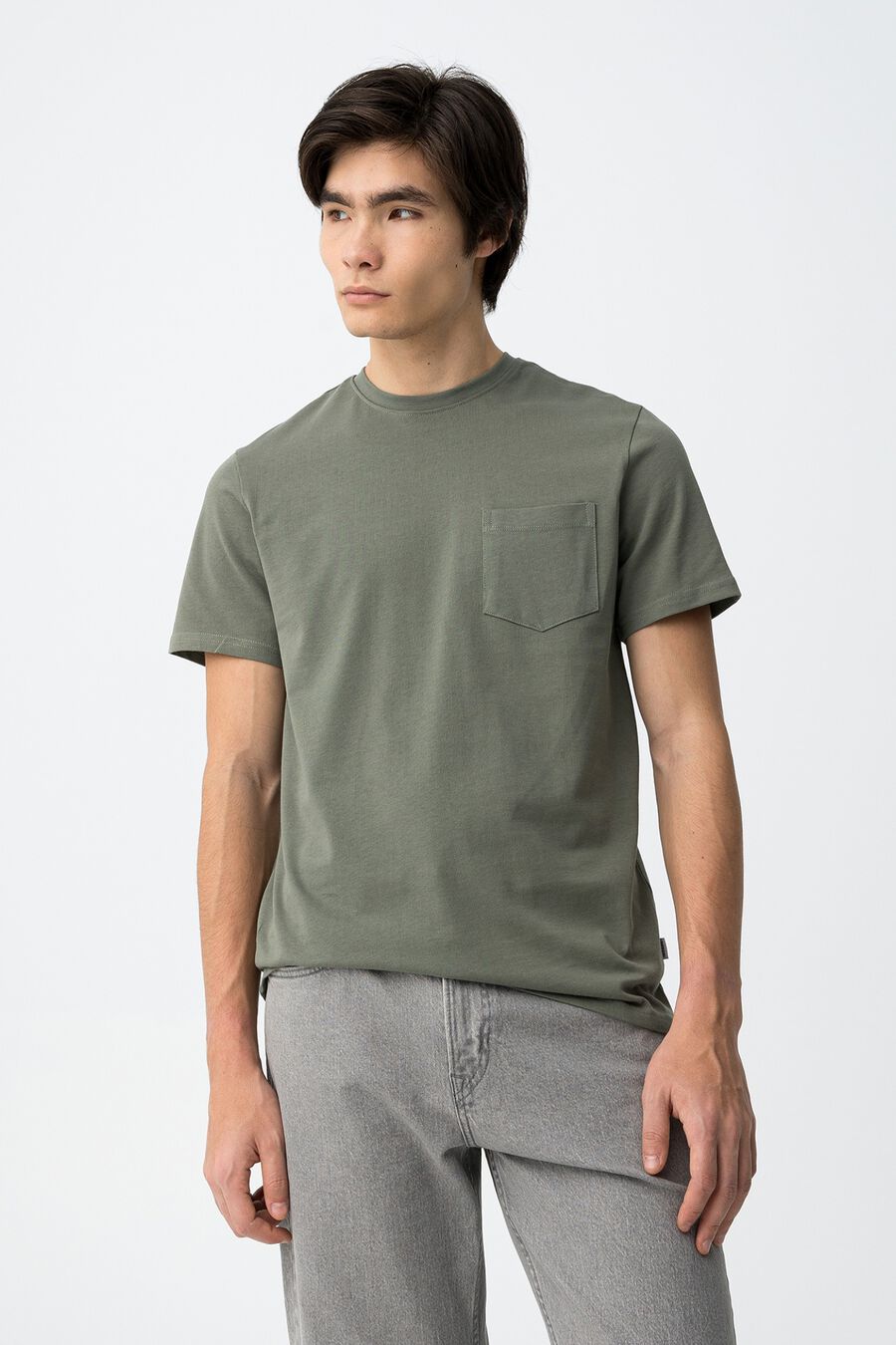 Camiseta de manga corta con bolsillo