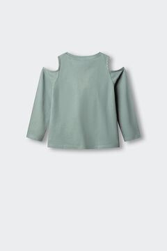 Springfield Kids Camiseta manga larga cut out ni&ntilde;a