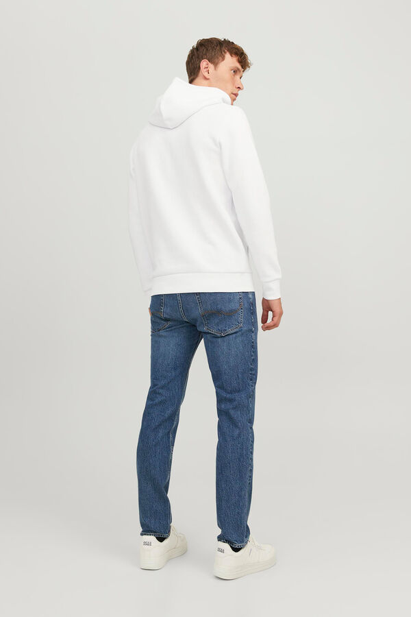 Springfield Sweatshirt com capuz padrão branco