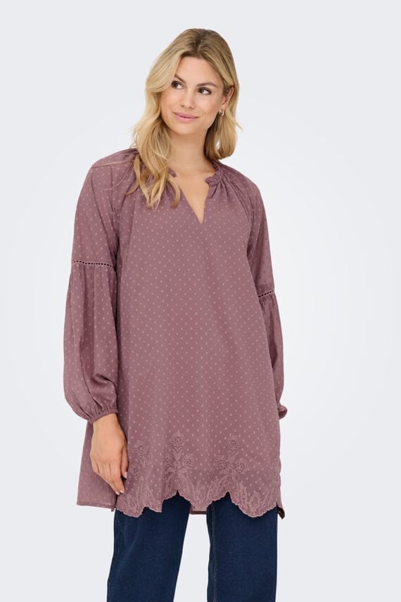 Vestido corto bordado