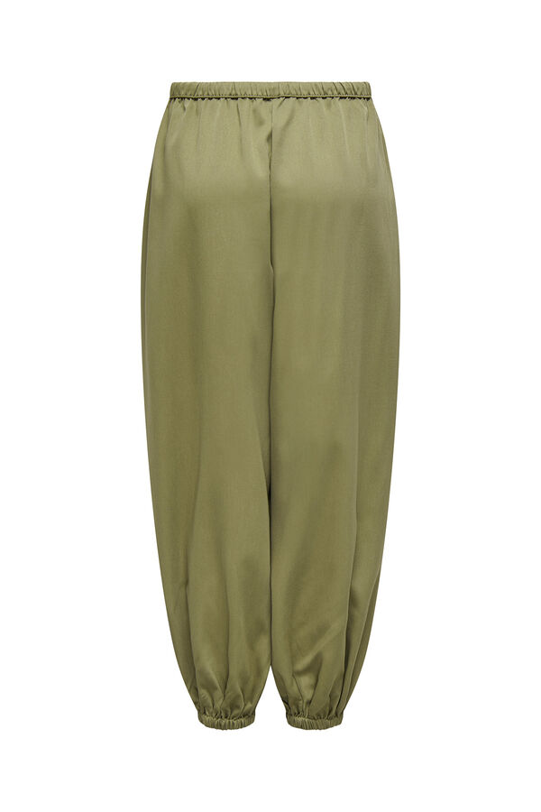 JDY Puffed long trousers nude