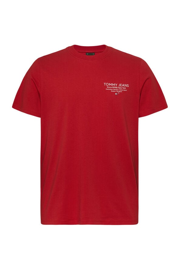 Springfield Camiseta de hombre Tommy Jeans rojo