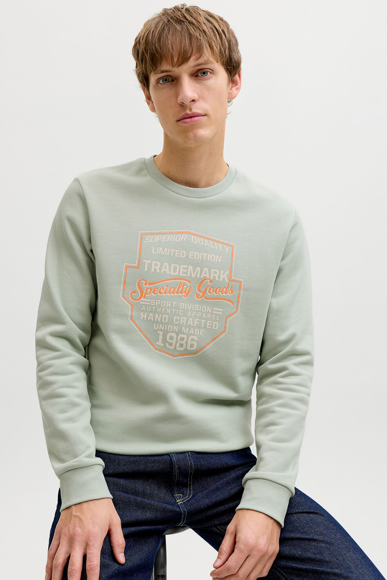 JJ REBEL Sweatshirt b&aacute;sico de manga comprida