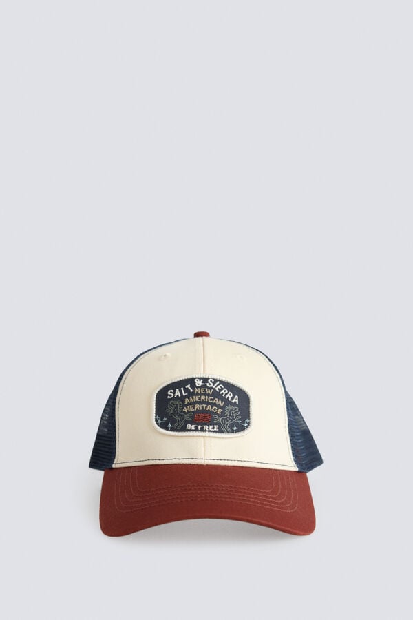 Springfield Trucker cap with front patch blue