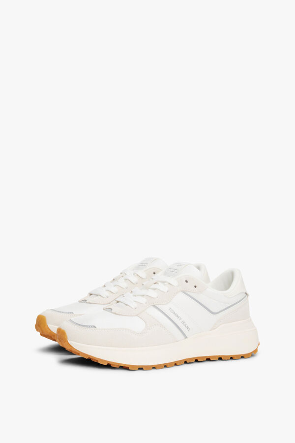 Tommy Jeans Zapatillas runner de mujer de Tommy Jeans blanco