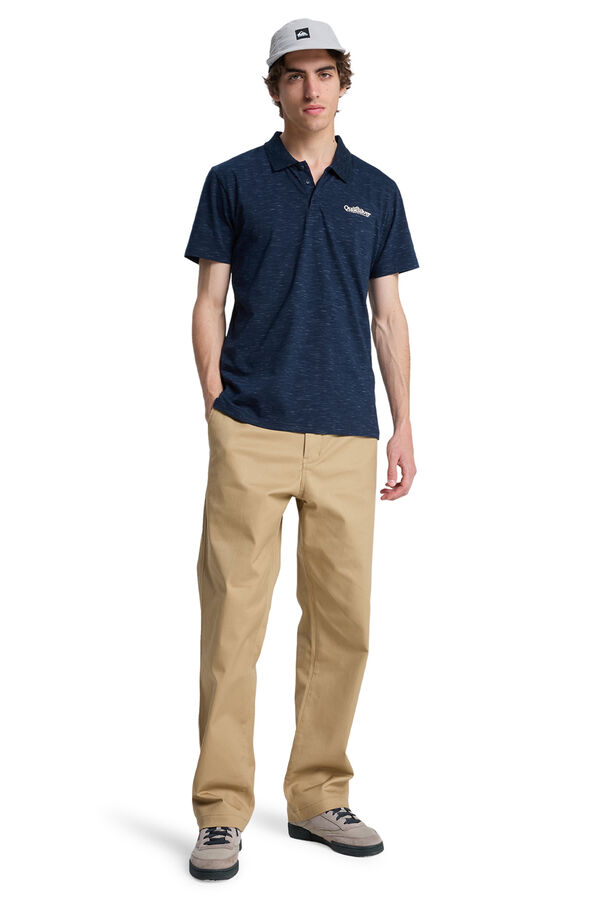 Quiksilver Kurzarm-Poloshirt Blau