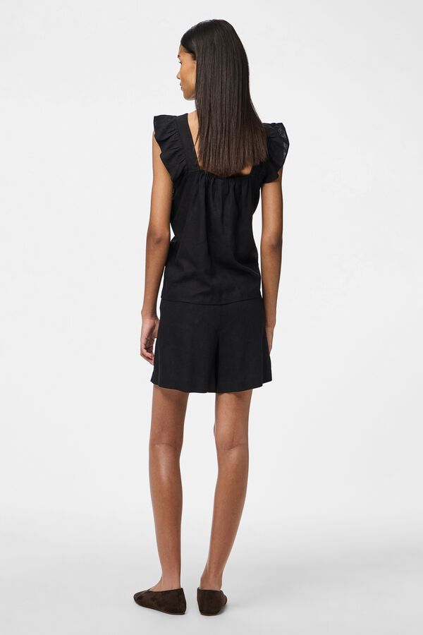 Pieces Short de lino negro