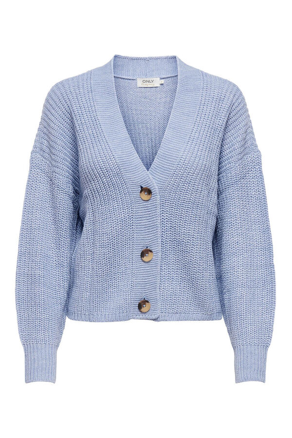 Springfield Short jersey-knit jacket bluish