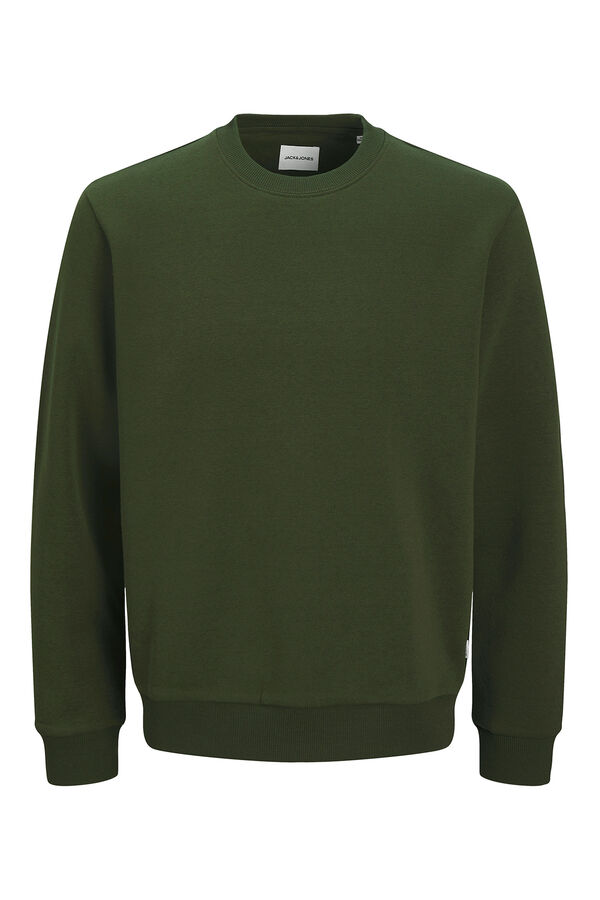 Jack & Jones PLUS Moletom Plus Sweatshirt regular fit verde