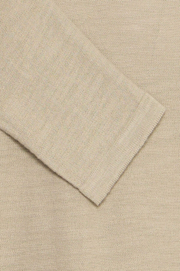 Blend Jersey cuello redondo beige