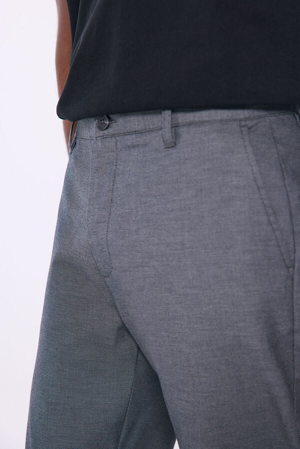 Springfield pantalon chino habillé coupe slim confort gray