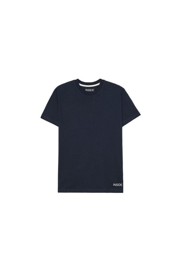 Inside Basic-T-Shirt Blau