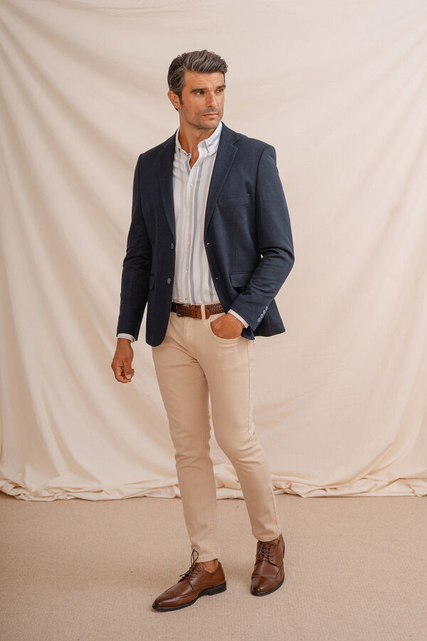 Celopman Camisa Oxford azul