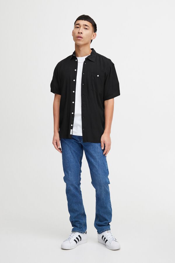 Blend Short sleeve shirt black