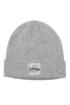 Springfield Knit beanie hat with recycled polyester grey