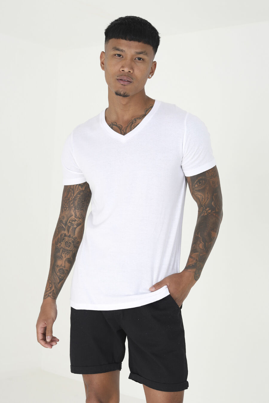 Camiseta básica de manga corta