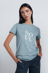 Springfield Camiseta "Soul" verde