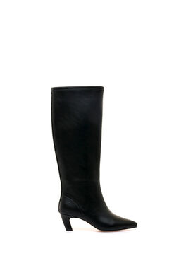 Botas de caña alta con tacón fino y cremallera