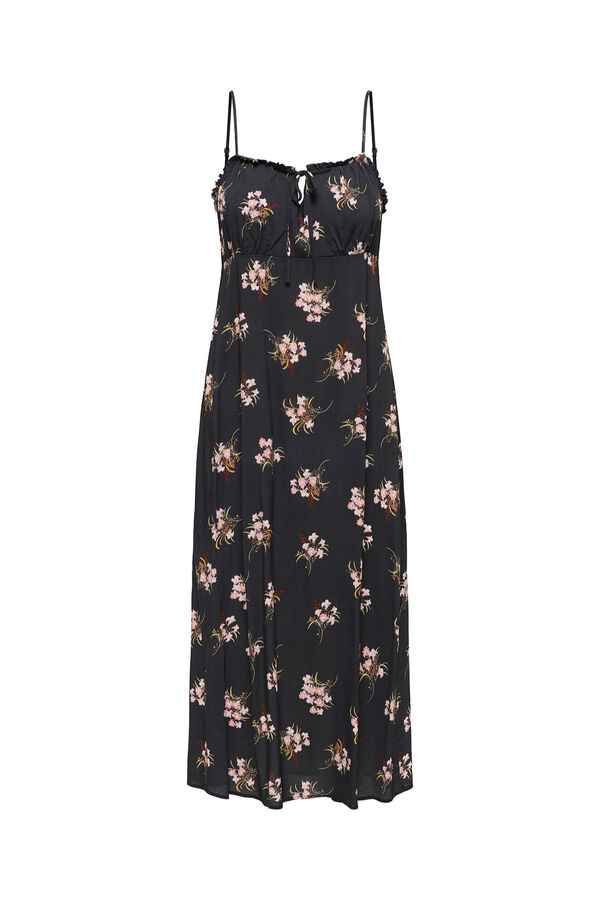 Only Langes Tr&auml;gerkleid Schwarz