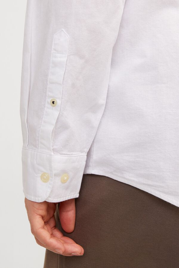 Jack & Jones Camisa oxford regular branco