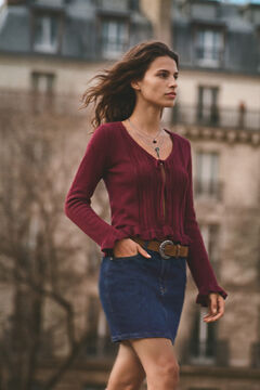 Springfield Cardigan fin &agrave; volants