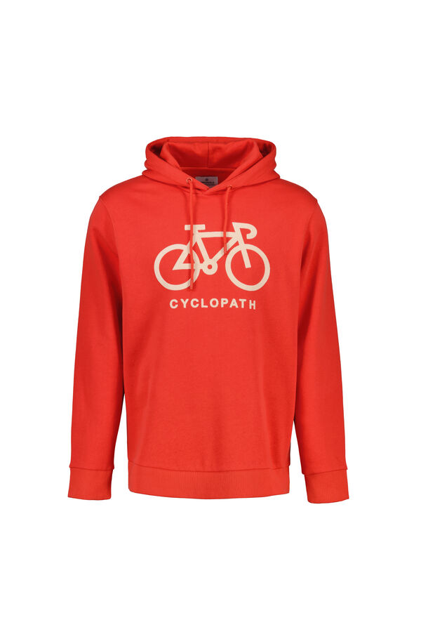 Springfield Sweat-shirt capuche cyclopath rouge
