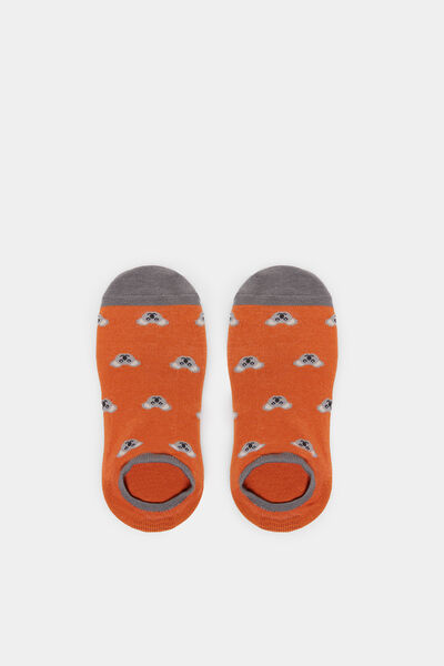 Springfield Koala invisible socks orange