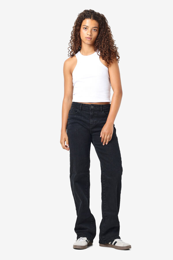 Noisy May Jean recto 5 bolsillos negro