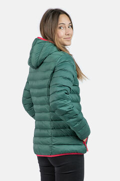 Springfield Ultralight, windproof and waterproof fibre jacket with hood. dark green