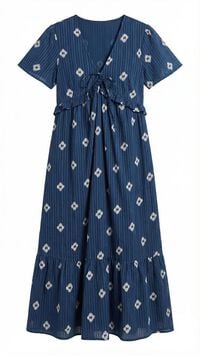 Springfield Robe midi &agrave; double volant