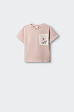 Springfield Kids Top sa nitnama za devojčice Roze