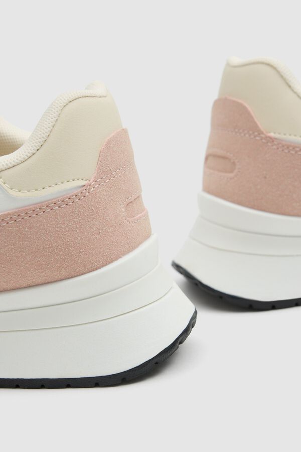 Inside Zapatillas running combinadas blanco