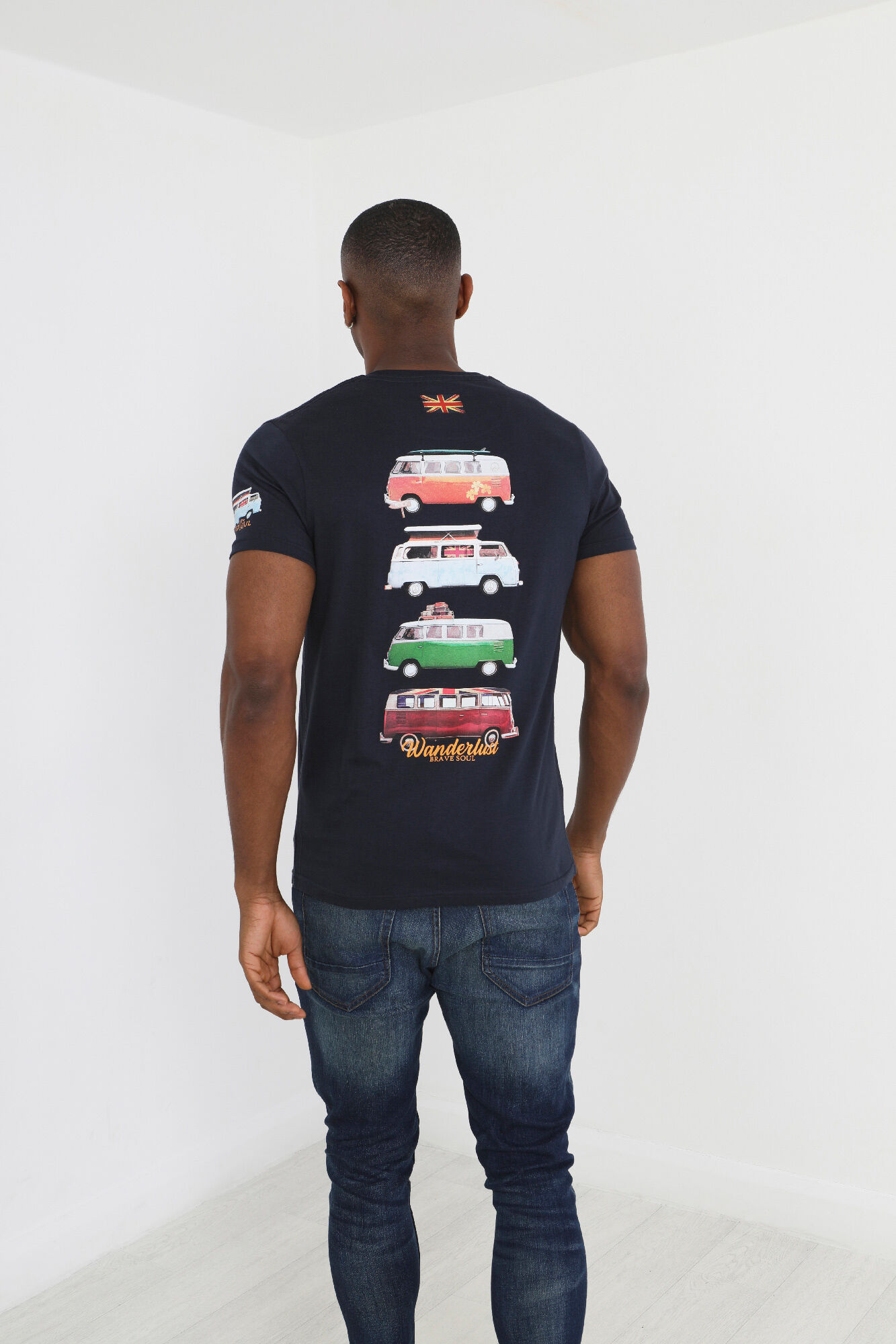 Brave Soul Camiseta de furgonetas manga corta