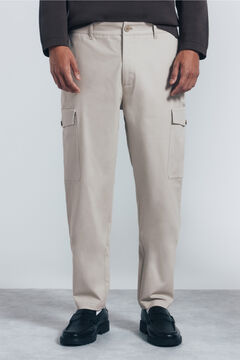 Springfield Pantalon cargo coupe slim