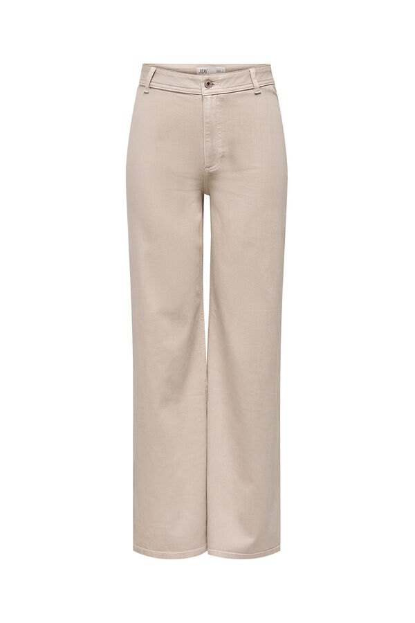 JDY Pantal&oacute;n largo ancho gris