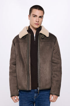 Springfield Double-faced aviator jacket brown