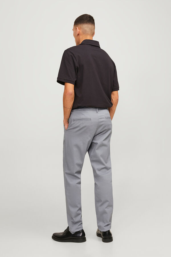 Jack & Jones Pantal&oacute;n chino slim gris