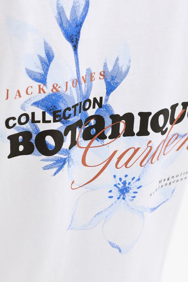 Jack & Jones Relaxed backprint T-shirt white