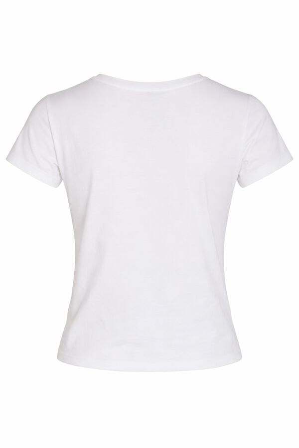 Noisy May Fitted short sleeve T-shirt white