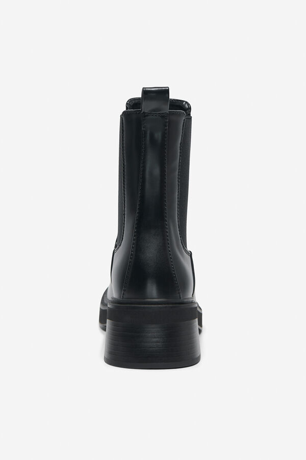 Only Stiefelette Chelsea-Stiefel Schwarz