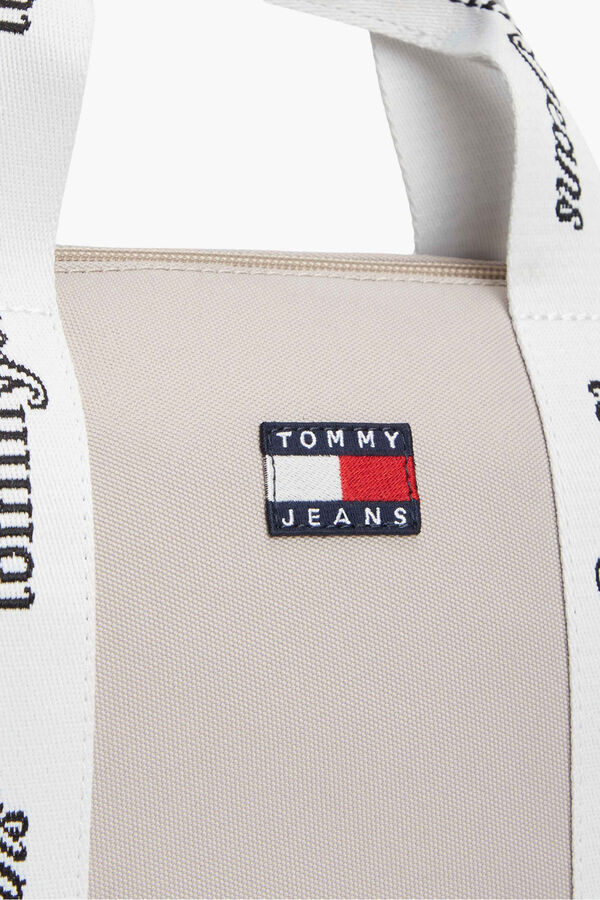 Tommy Jeans Bolso mini tote kaki