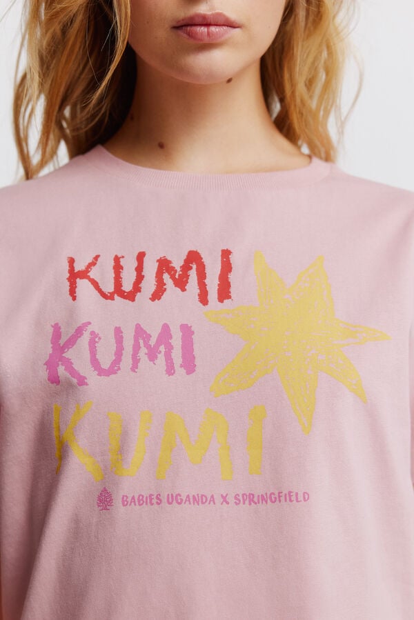 Springfield Camiseta KUMI Estrella marfil