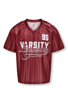 Only Girls T-shirt de beisebol para meninas