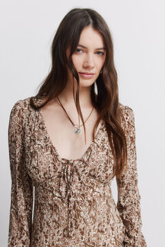 Springfield Vestido midi estampado