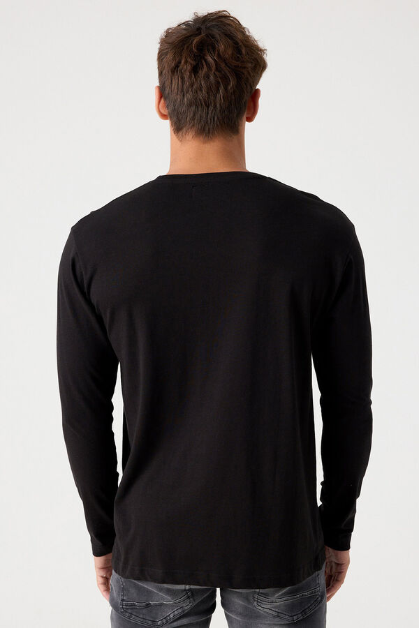 Inside Inside print T-shirt black