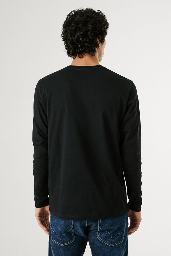 Pepe Jeans Camiseta manga larga negro