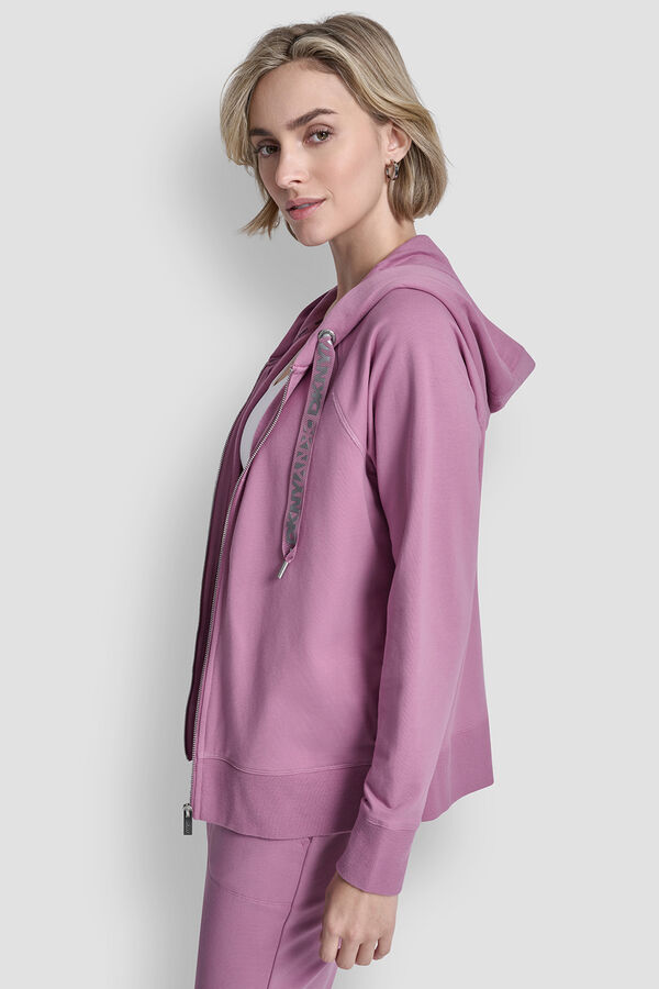DKNY Zip-up sweatshirt pink