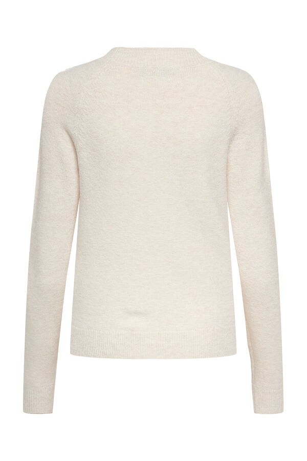 Only Round neck jumper grey
