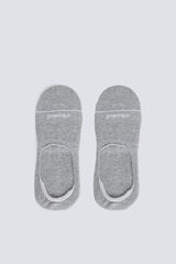 Springfield 2-pack essential invisible socks grey